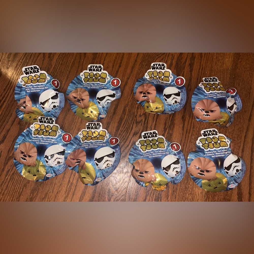 Star Wars Tsum Tsum Series 1 Mystery Set Jakks Pacific Lot Of 8 Sets